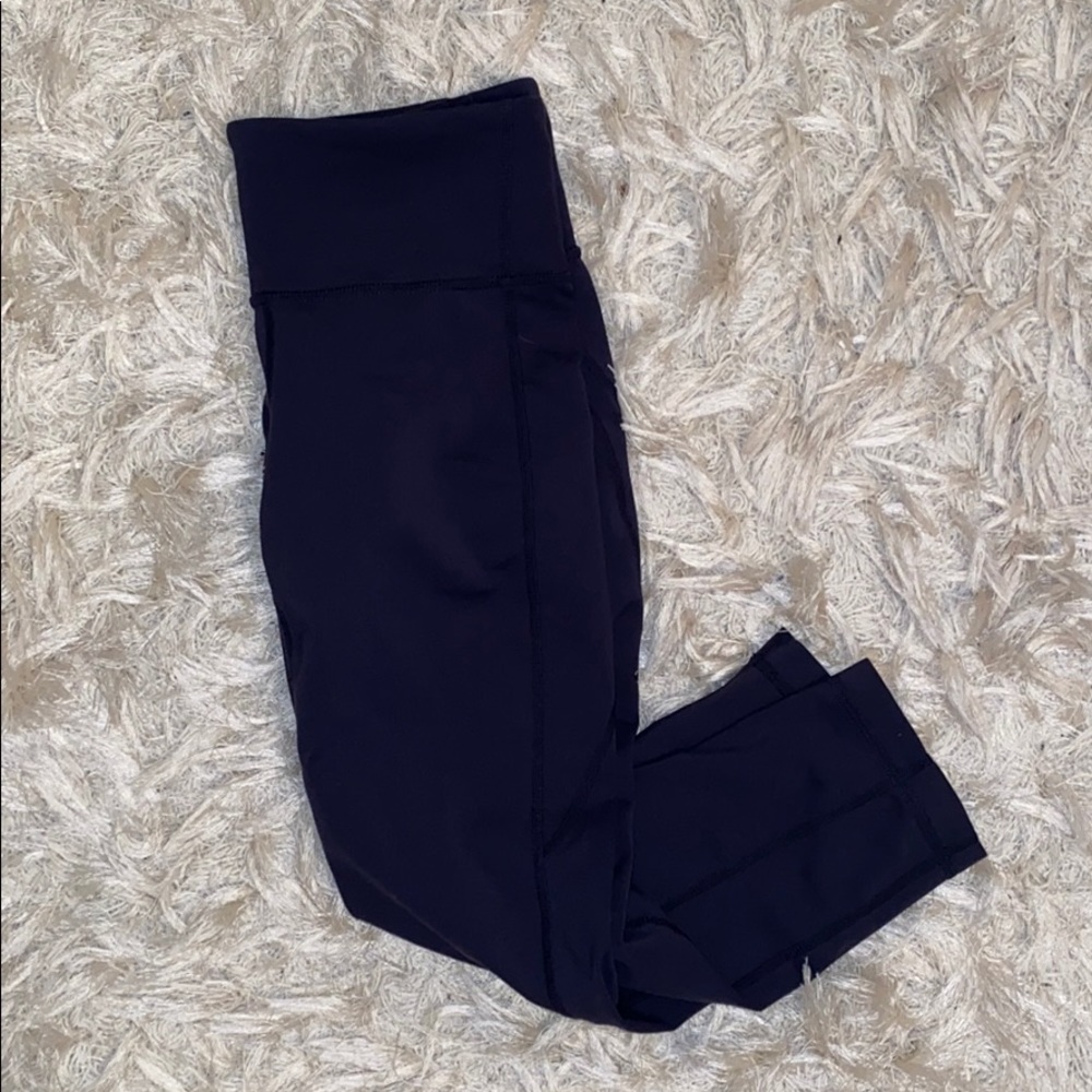 Athleta navy capri tights
